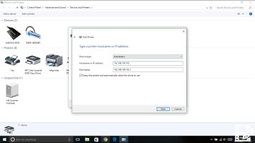 How to add an IP printer on Windows 10