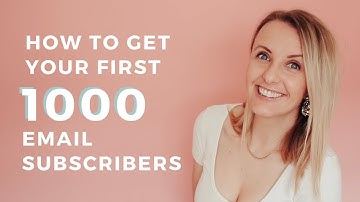 0 to 1000 Email Subscribers in 30 days 😱 How To Grow Your Email List Fast