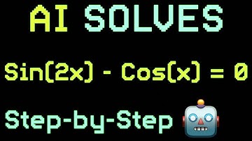 AI solves Trigonometry Equation Step-by-Step. AI Homework Assistant. 🤯