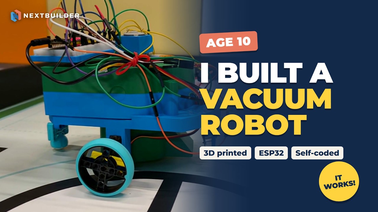 Building a Vacuum Robot — watch the makers in action