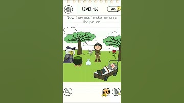 Brain Test 3 Level 136 Tricky Quests Solved #androidgames #braintest #answer