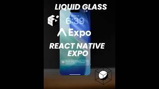 iOS 26 Liquid Glass in React Native (Expo Canary Setup Guide) #expo #smartphone #ios26