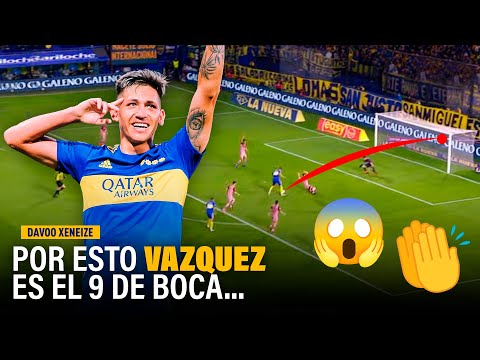 Por ESTO Luis Vazquez es el 9 de Boca...