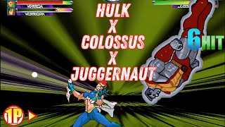 Hulk x Colossus x Juggernaut | Marvel vs Capcom 2