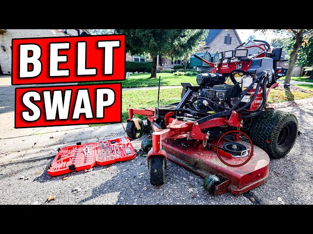Lawn Mower Deck Belt 1/2 x 74.5 Compatible with Toro 117-7641 Grandstand Mowers with 36 Decks