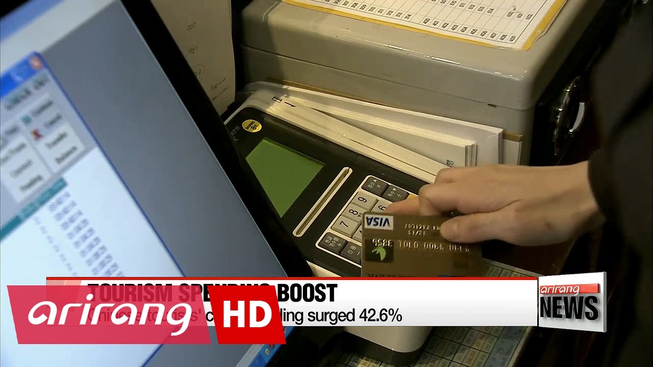 Foreigners' credit card spending in Korea up 32 YouTube