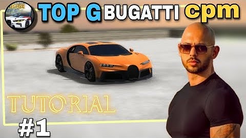 how to make Andrew tate Bugatti Chiron in (car parking multiplayer)#ytshubhugaming