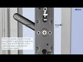 Ozone smart digital lock installation process