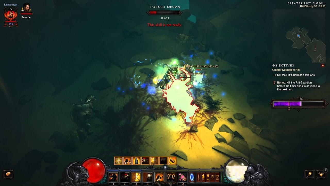 Diablo 3 Crusader Sweep Attack GR50 YouTube