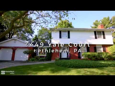 3449 Yale Court, Bethlehem, PA home video tour