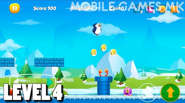 Penguin Run Level 4 Android Gameplay FHD