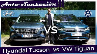 Prueba Comparativa: Hyundai Tucson 2021 vs Volkswagen Tiguan 2021