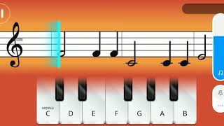 Song of Safe and Sound. Simply piano app. screenshot 2