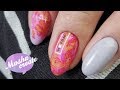 Акварельный Маникюр гель лаком IVA nails и Color INK. Меняем форму ногтей на миндаль