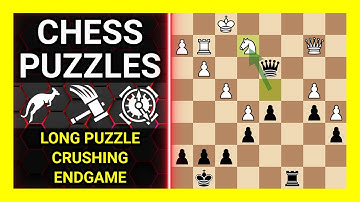 Chess Puzzles to Practice. Themes: Long puzzle, Crushing, Endgame. Learn Chess