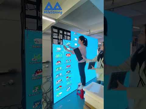 Flexible LED Video Wall Screen Installation