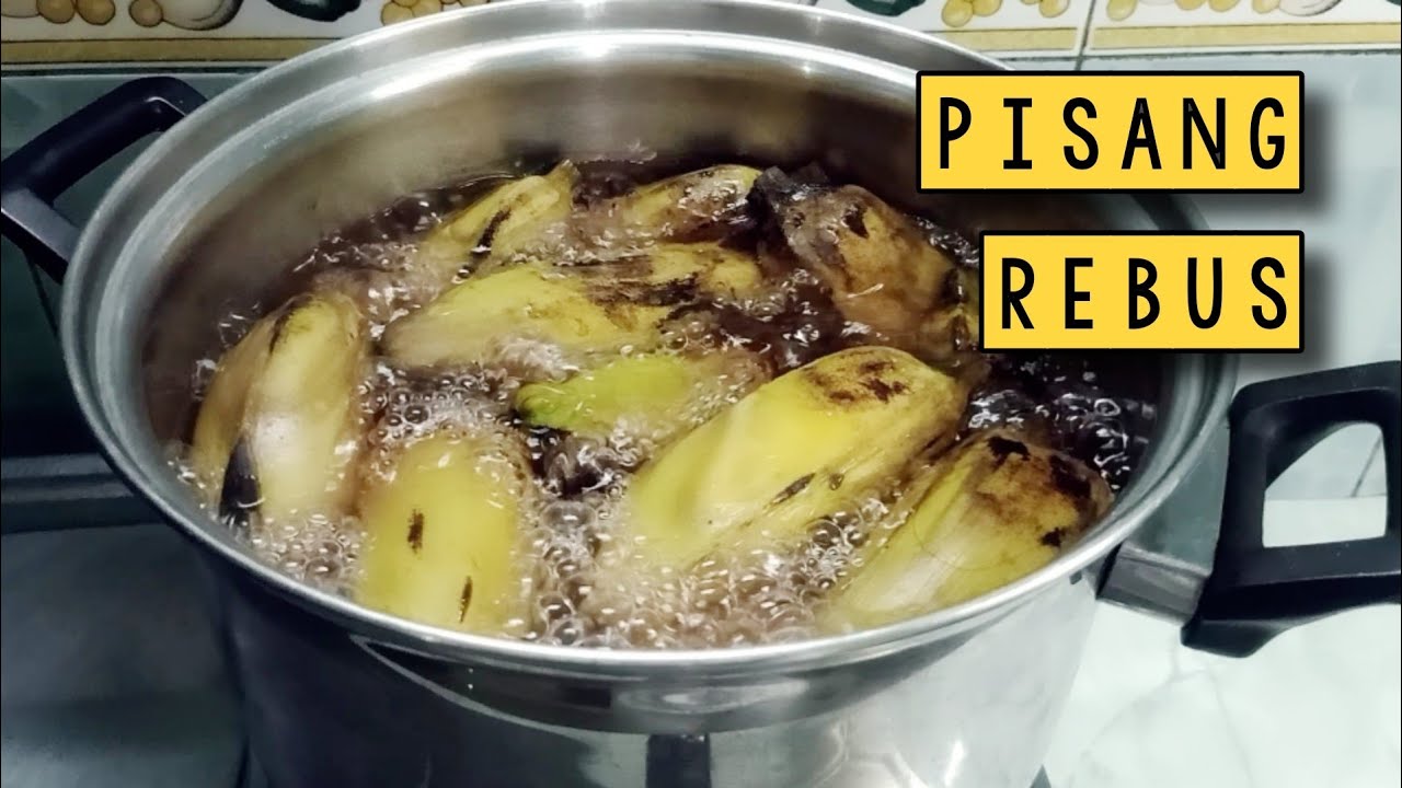 Tutorial Cara Rebus Pisang Kepok Hasil Maksimal Cerah tanpa Menghitam