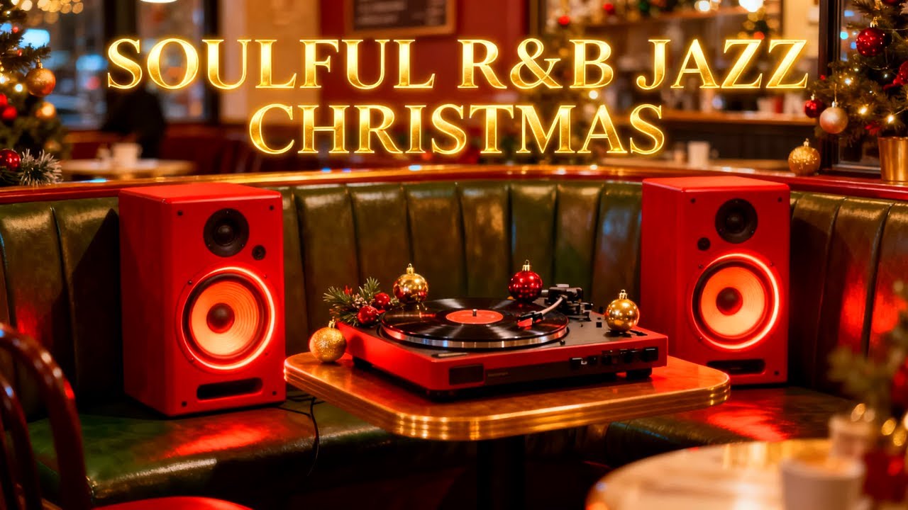 Rainy November Night RnB Jazz Focus Mix | Warm Golden Café Study Ambience