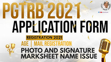 Pgtrb application form fill up 2021 | pgtrb | trb exam 2021 | pgtrb latest news 2021 | pgtrb