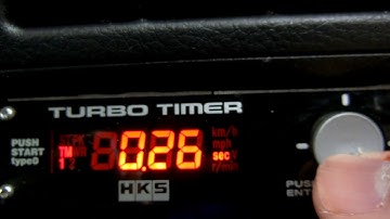 HKS Turbo Timer【PUSH START Type0】❴Set the door lock mode ON.❵