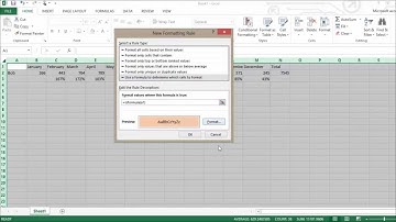 Excel 2013: Format all Cells Containing a Formula Using ISFORMULA