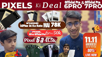 Google Pixel Official Pta 6,6,6Pro,7A,7Pro,8 |iPhone 12,12Pro,13,14Plus | Samsung tab A9Plus, A9