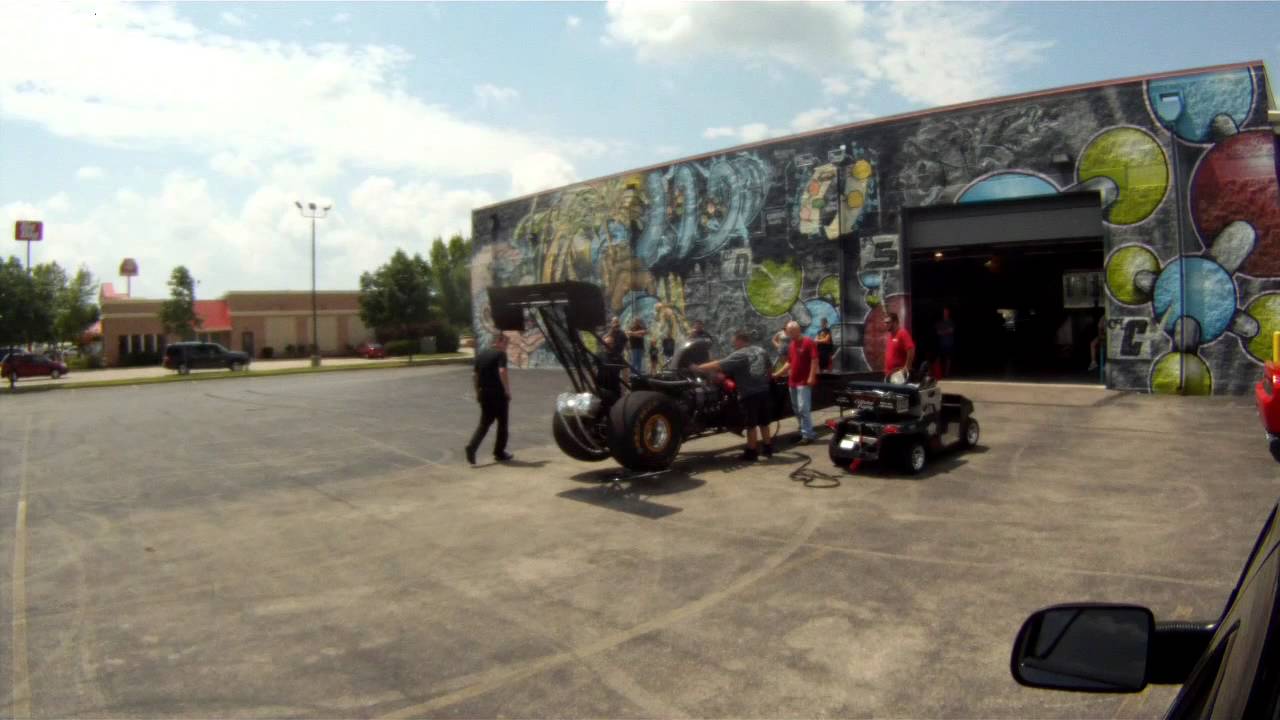 Warrior Racing 1st Dragster start powered by REDLINE