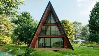 2 Bedroom House Plan | A-Frame