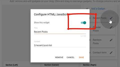 How To Edit Recent / Popular / Random / Label Post in Sidebar on MAXSEO Blogger Theme