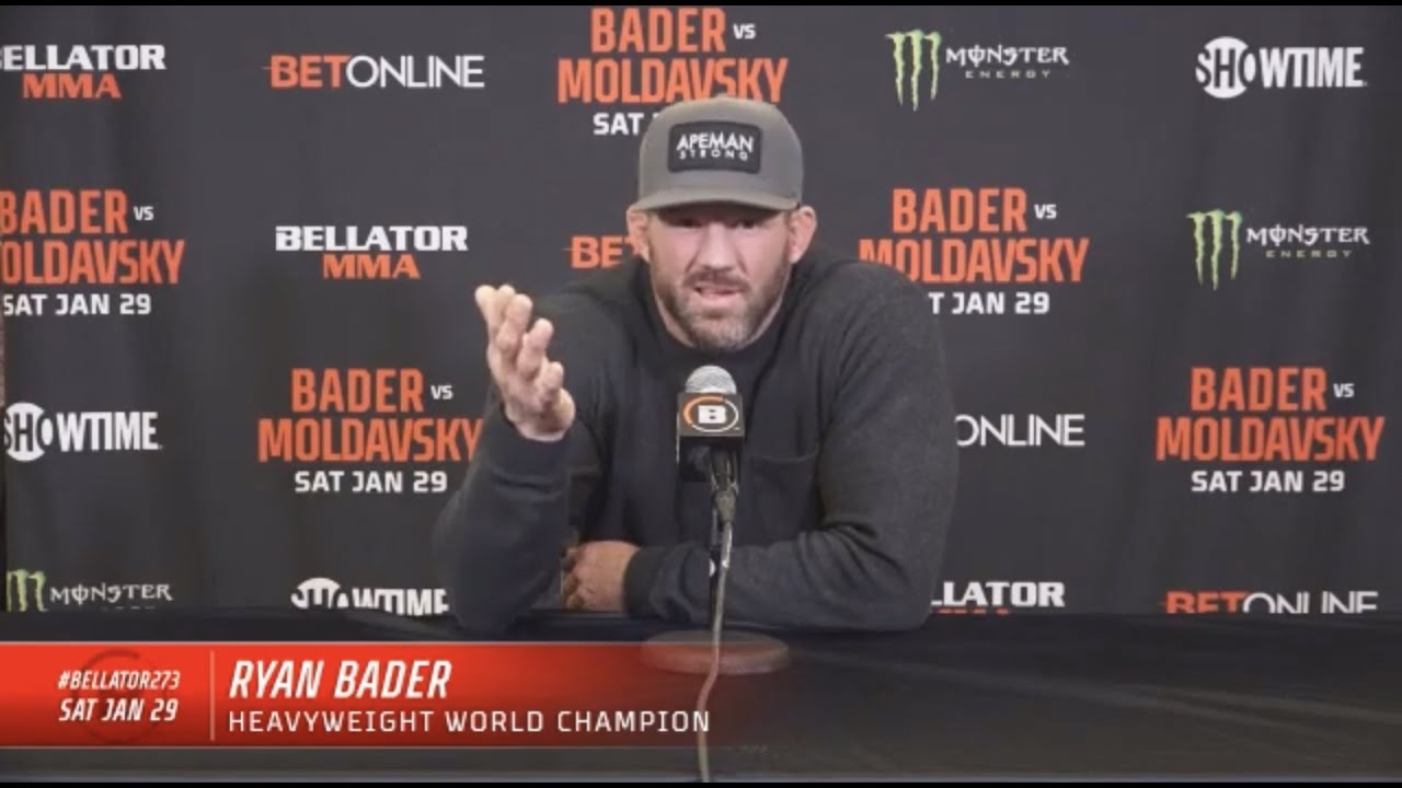 Ryan Bader Media Scrum Ahead of Bellator 273