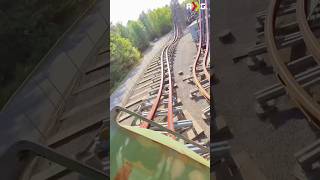 Tons of airtime on this roller coaster! #rollercoaster #themepark #shorts