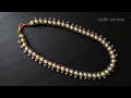 ⚜️ Amazing Pearl Necklace/Preciosa collar de perlas/Beaded Jewelery Tutorial diy