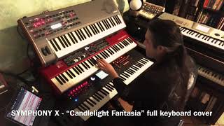 Symphony X  “CANDLELIGHT FANTASIA” full Keyboard Cover (Alexandros Muscio)