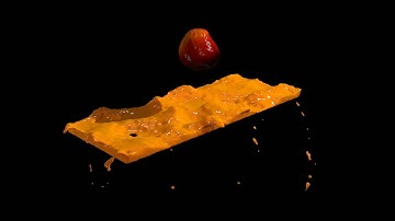 Realflow C4D Tank fall Splash