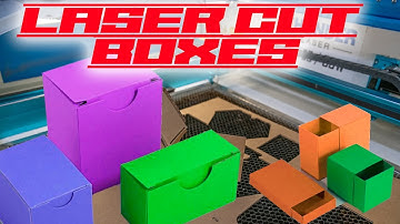 How To Make Easy Boxes With a CO2 laser Cutter & Lightburn
