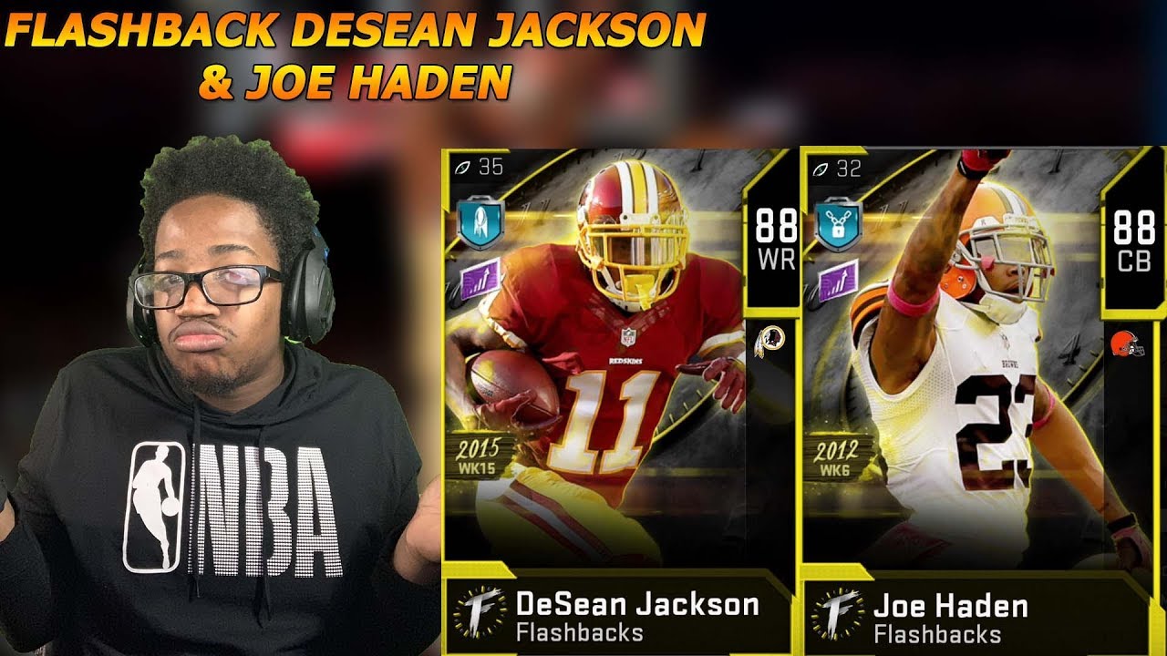 madden 20 ultimate team flashback joe haden and desean jackson