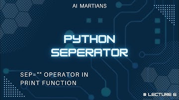 Python Separator  in Print Function