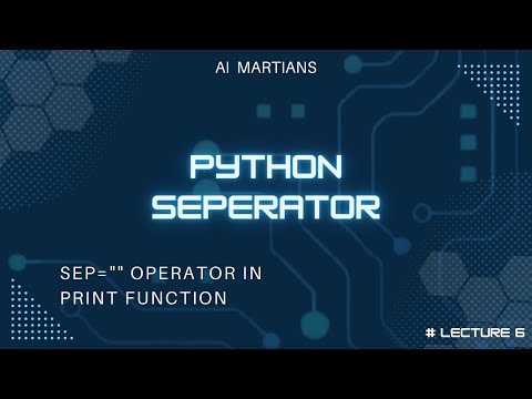 Python Separator in