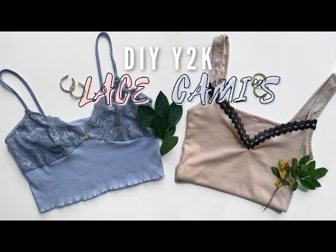 DIY Lace Cami's/ Y2K Inspired Thrift Flip 