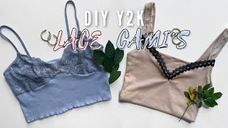 DIY Lace Cami's/ Y2K Inspired Thrift Flip