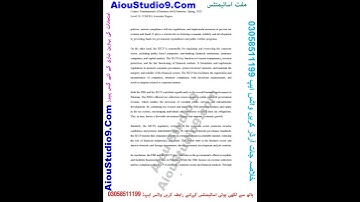 AIOU CODE:463 Asst No.02, Spring 2023 Fundamentals of Business