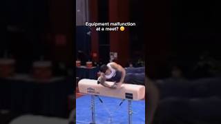 Equipment malfunction is scary 😬 #gymnastics #olympics #calisthenics #equipment #malfunction #sport