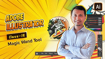 ইলাস্ট্রেটরে ম্যাজিক ওয়ান্ড টুলের ব্যবহার | Illustrator | Magic Wand Tool | Basic to Advanced | OSDC