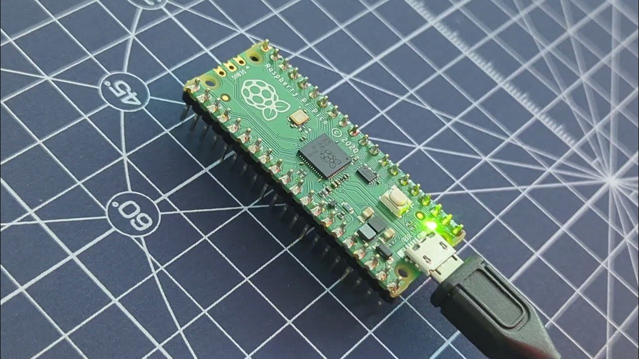 Raspberry Pi PicoとCircuitPythonでLED点滅 - YouTube