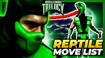 REPTILE MOVE LIST - Mortal Kombat Trilogy (MKT)