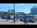 По проспекту Бухар-Жырау от Каскадной площади до ЦУМ-а в Караганде 19-ого Мая