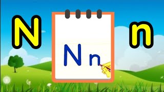 Learning Writing The Letter (Nn) | How to write the letter (Nn)