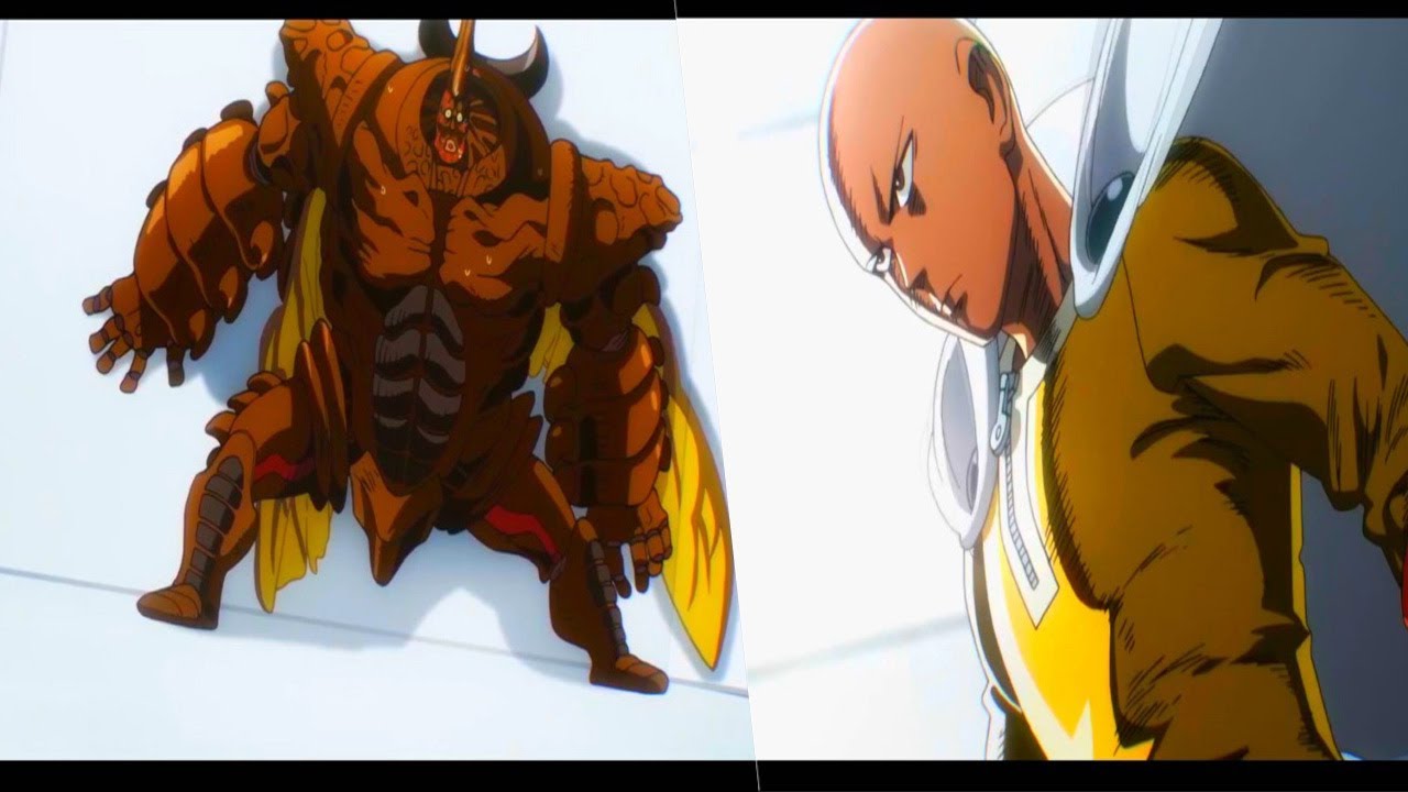 Asura Kabuto se sorprende del poder de saitama - One Punch Man (Español Latino HD)