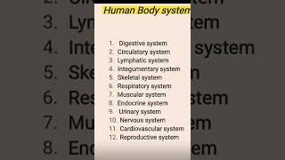 # Human body systems"👍🔥