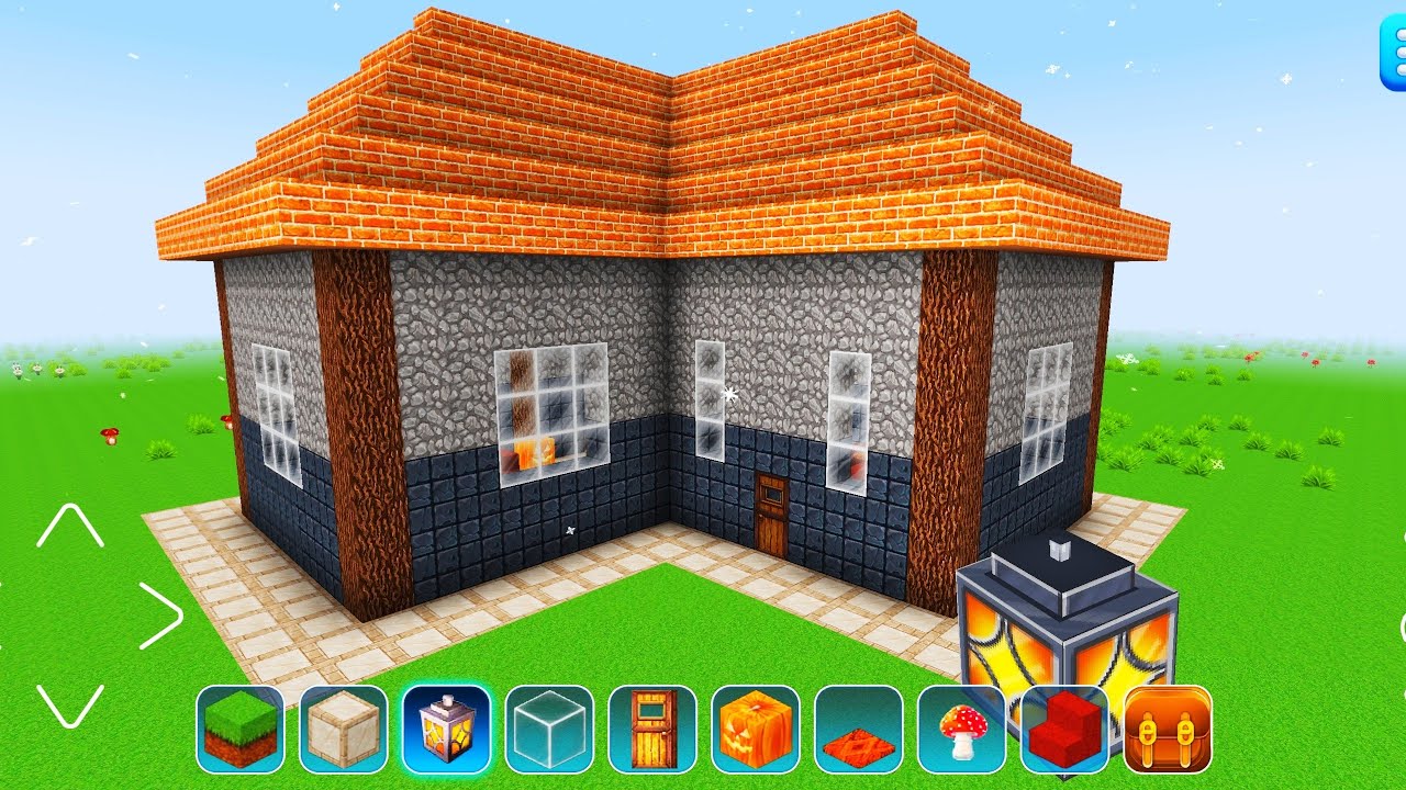 EarthCraft 3D: Block Craft & World Exploration Gameplay #80 | Large Hut 🛖